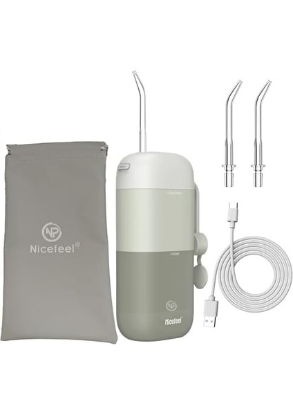 Npo Nicefeel FC5170 Mini Taşınabilir,şarjlı,masajlı, Diş Teli/protez Bakım ve Profesyonel Ağız Duşu