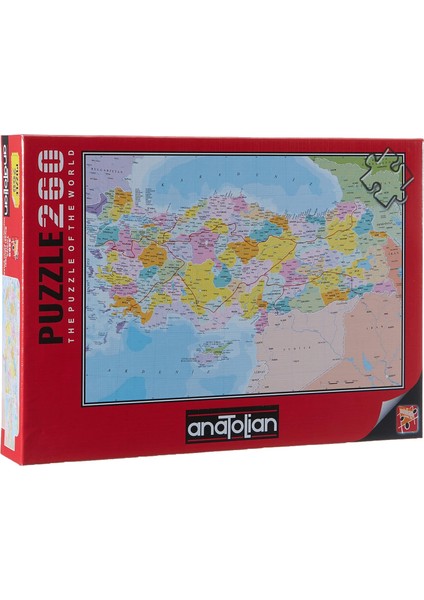 Puzzle - Türkiye Siyasi Haritası / 260 Parça Puzzle, #3269