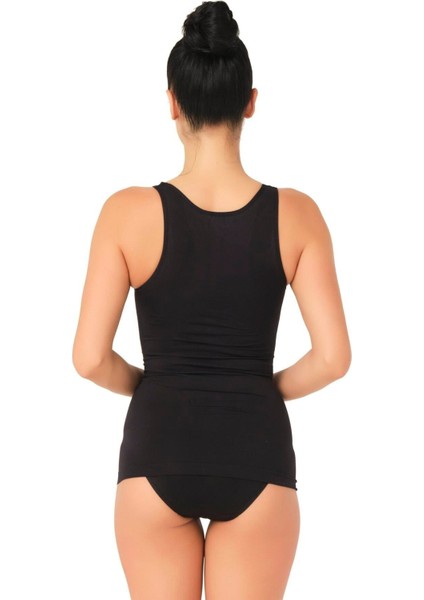 Siyah Mı Emay 5015 Kalın Askılı Atlet Korse modelleri