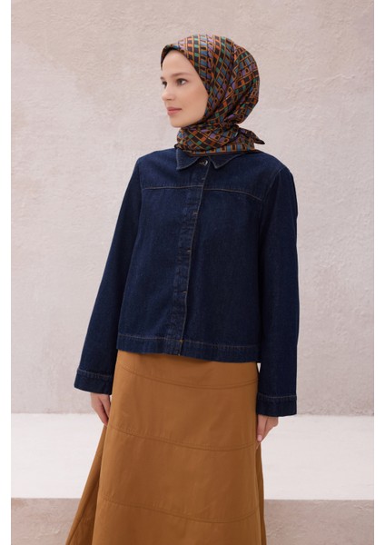 Logo Desen Saf Ipek Twill Eşarp 4223D01-83 fiyatları