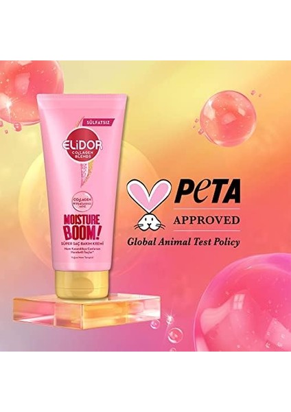 Elidor Collagen Blends Sülfatsız Süper Saç Bakım Kremi Moisture Boom Yoğun Nem Terapisi 170 ml modelleri