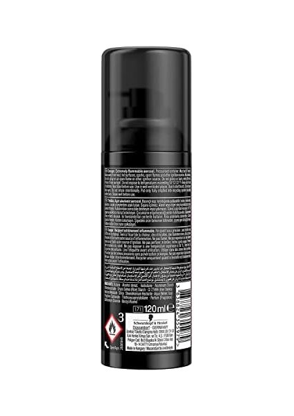 Schwarzkopf Root Retoucher Beyazları Anında Kapatan Sprey Boya Siyah 120 ml