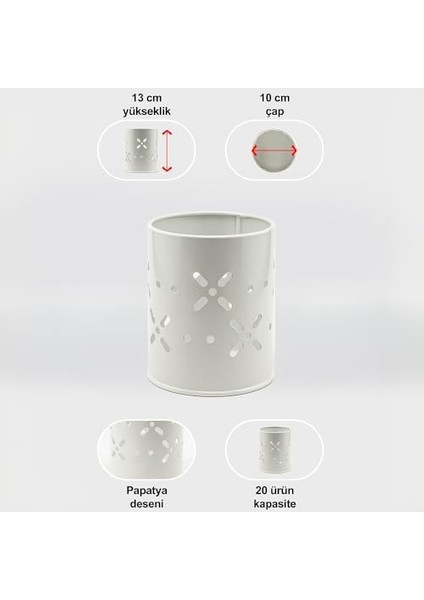 Metal Çatal-Bıçaklık Metal Mutfak Düzenleyici, Kaşıklık, Tezgahüstü Organizer, Kaşıklık LN1211B fiyatları