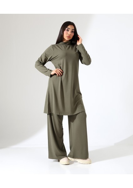 Kadın Boğazlı Yün Viskon Uzun Büyük Beden Kazak indirimleri