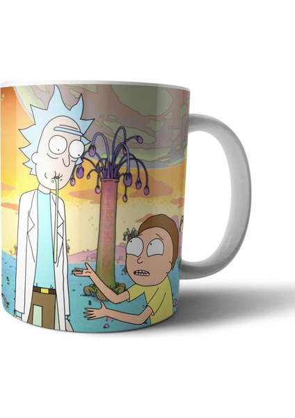 Rick And Morty Kupa Bardak Model 19