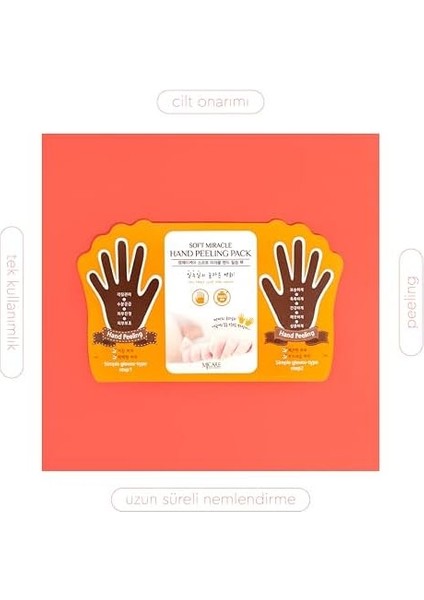 Mjcare Hand Peeling Soyulan El Peeling Maskesi