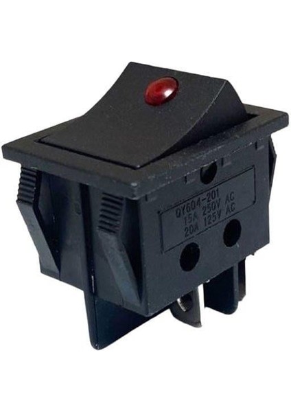 IC-104D 220 Volt Geniş Nokta Işıklı On-Off Anahtar