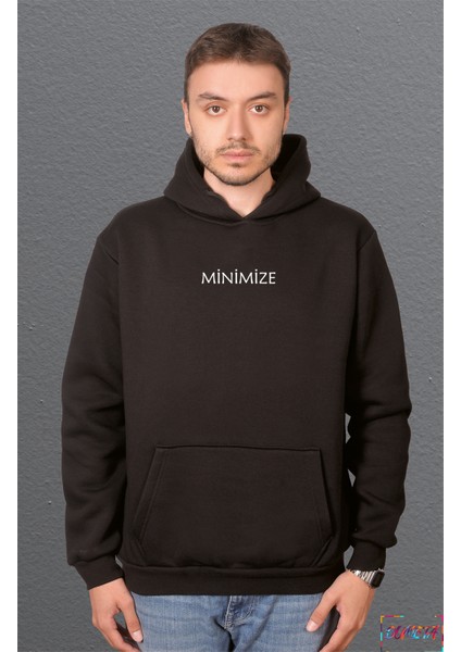 Minimize Sweetshirt Unisex Kapüşonlu Hoodie