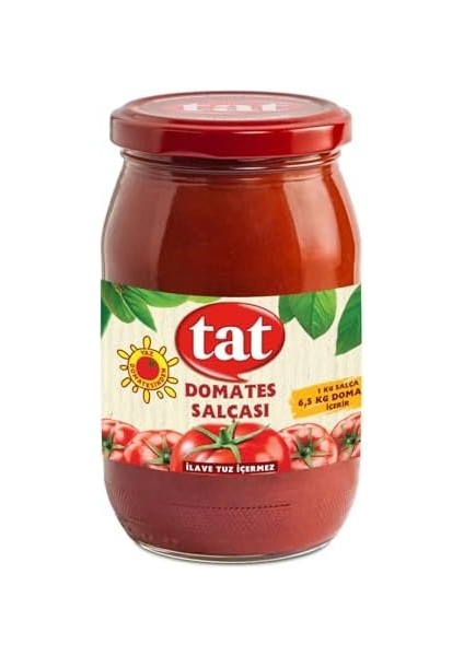 Tat Domates Salça 360 Gram Cam x 12