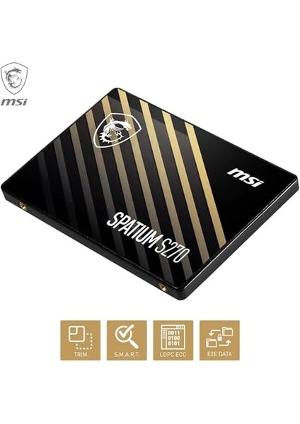 Msı Sspatıum S270 Sata 2.5" 480GB 500MB OKUMA/450MB Yazma 3D Nand Sata Iıı SSD modelleri