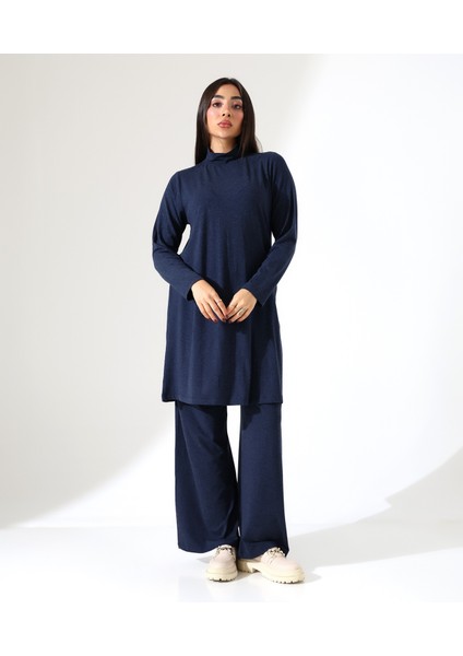 Kadın Boğazlı Yün Viskon Uzun Büyük Beden Kazak fiyatları