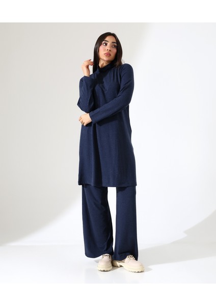 Kadın Boğazlı Yün Viskon Uzun Büyük Beden Kazak modelleri