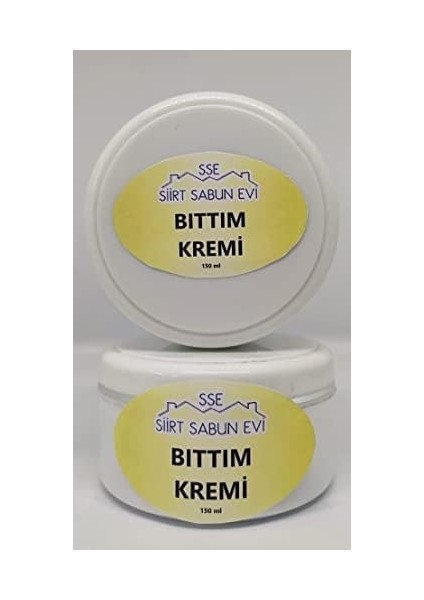 Siirt Sabun Evi Bıttım El ve Yüz KREMI%100 Doğal 150 ml