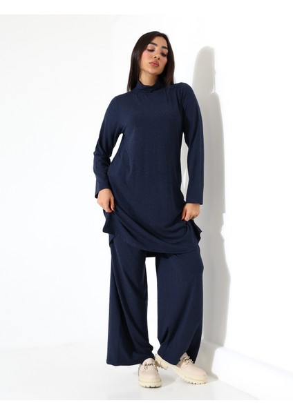 Kadın Boğazlı Yün Viskon Uzun Büyük Beden Kazak indirimleri