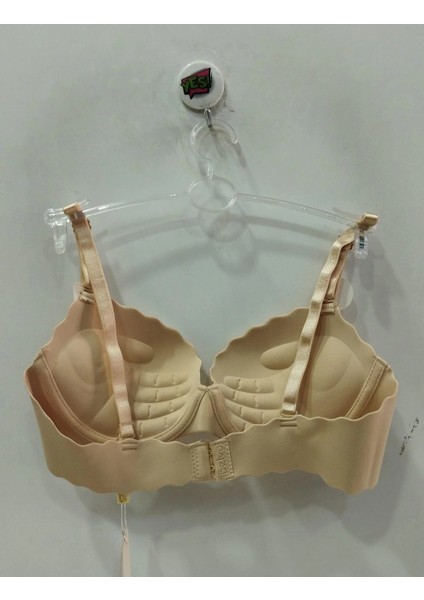 Kadın Push Up Lazer Kesim El Destekli Ten Sütyen fiyatları