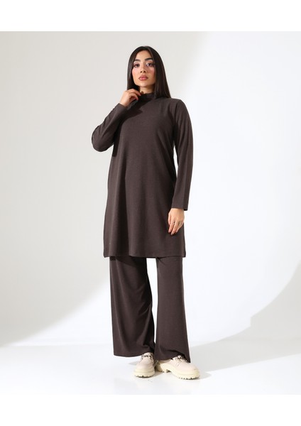 Kadın Boğazlı Yün Viskon Uzun Büyük Beden Kazak indirimleri