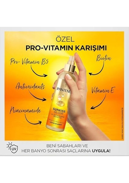 Pantene Pro-V Sunkiss Glow Güneş Koruyucu Saç Spreyi, 200 ml fiyatları