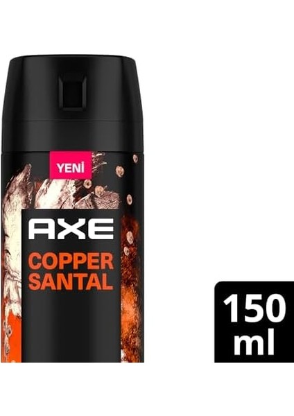 Axe Premium Collection Erkek Sprey Deodorant Copper Santal 150 ml