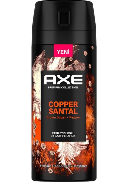 Axe Premium Collection Erkek Sprey Deodorant Copper Santal 150 ml modelleri