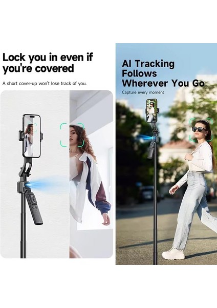 Yapay Zeka Destekli Hareketli Çubuğu Gimbal Akıllı Takip Özellikli fiyatları