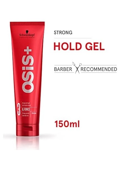 Osis+ Schwarzkopf Professional Osis G-Force Strong Hold Jel 150 ml