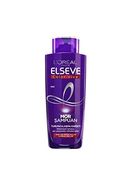 L'oréal Parıs Elseve Turunculaşma Karşıtı Mor Şampuan 200 ml modelleri