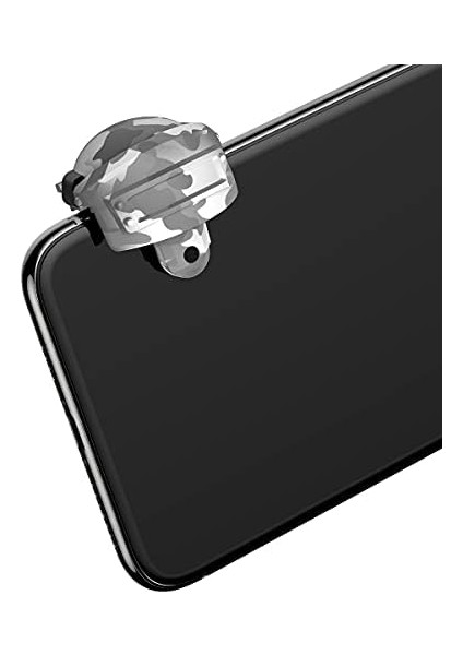 Mobil Oyun Kontrol Aparatı, Kamuflaj Desenli Koyu Yeşil - Beyaz, Pubg Mobile Kaskı Şeklinde, Mobile Gamepad, Ateş/tetik/kontrol/4 Parmak Kullanımını Sağlayan, Cep Telefonu/tablet Uyumlu Aparat fiyatları
