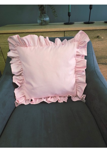 Fırfırlı Kırlent Kılıfı Sıvı Itici Özeliğe Sahip fiyatları