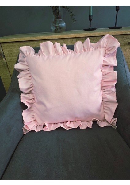 Fırfırlı Kırlent Kılıfı Sıvı Itici Özeliğe Sahip indirimleri