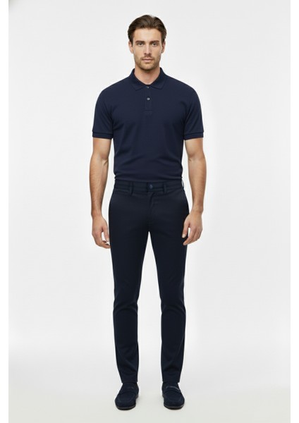Pamuklu Slim Fit Chino Pantolon