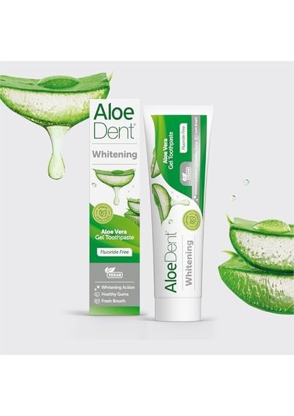 Aloe Dent Whitening, Ekstra Beyazlatıcı Diş Macunu, Florürsüz, 100 ml fiyatları