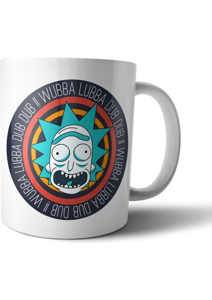 Rick And Morty Kupa Bardak Model 31