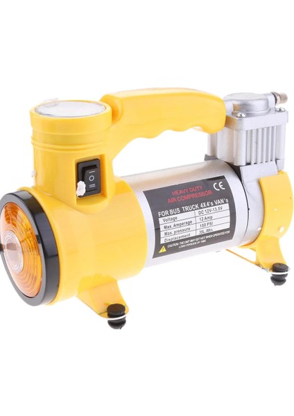 Oto Araba Lastik Şişirme Kompresörü Pompası Işıklı 150 Psı YAGE (5264)