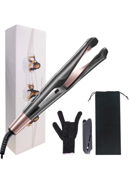 2 In 1 Profesyonel Saç Düzleştirici Bigudi Maşası (5148)