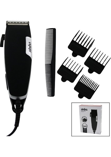 Kablolu Fişli Saç Sakal Kesme Traş Makinesi Kollu Tarak Ayarı SHC-1901 (5148)