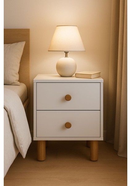 Komodin-Modern -Tasarım – 2 Çekmeceli