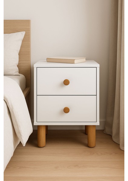 Komodin-Modern -Tasarım – 2 Çekmeceli modelleri