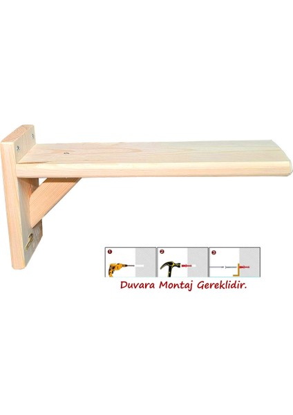 Doğal Ahşap Güçlendirilmiş Uzun 30CM Kedi Basamağı Kedi Köprüsü Duvar Yolu (2 Adet) modelleri