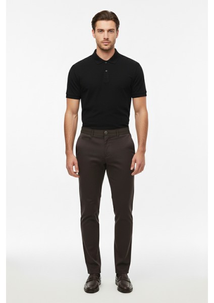 Pamuklu Slim Fit Chino Pantolon