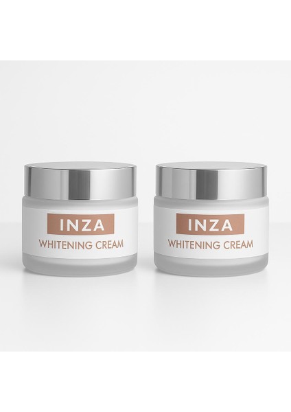 Beyazlatıcı Krem 2’li Set – Leke Karşıtı Cilt Aydınlatıcı Nemlendirici – Tüm Cilt Tipleri – 2 x 50 ml