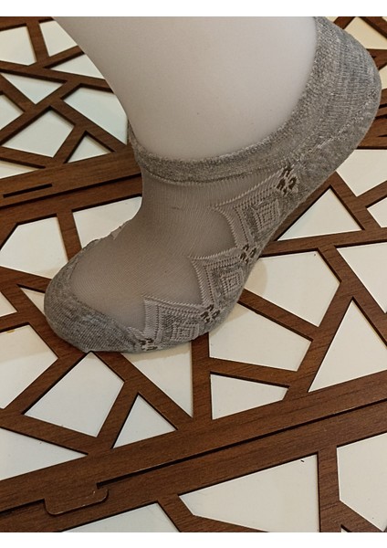 Penye Dikişsiz Burun Tüllü 12'li Kadın Sneaker indirimleri