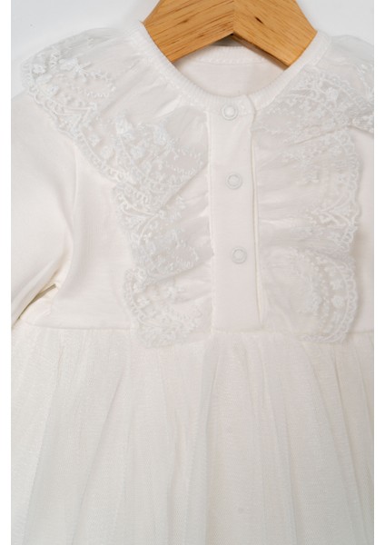 Kız Bebek Elbise Dantelli Bandanalı modelleri