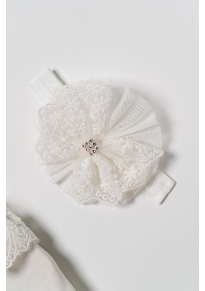 Kız Bebek Elbise Dantelli Bandanalı fırsatları