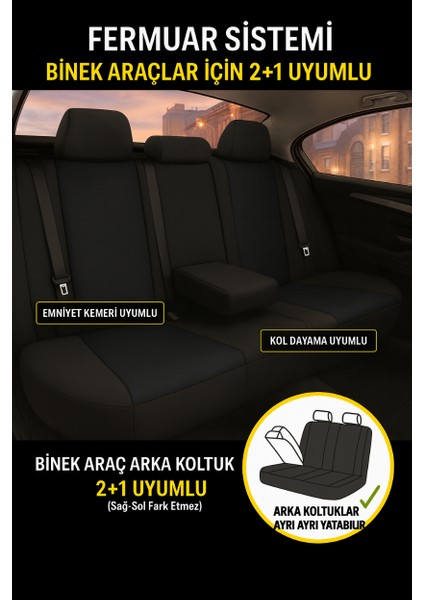 Mazda 121 1987–1996 Uyumlu - Tay Tüyü Orta + Lacost Kenar, 8 mm Süngerli Oto Koltuk Kılıfı Siyah Kırmızı (2 cm Yan Destek) modelleri