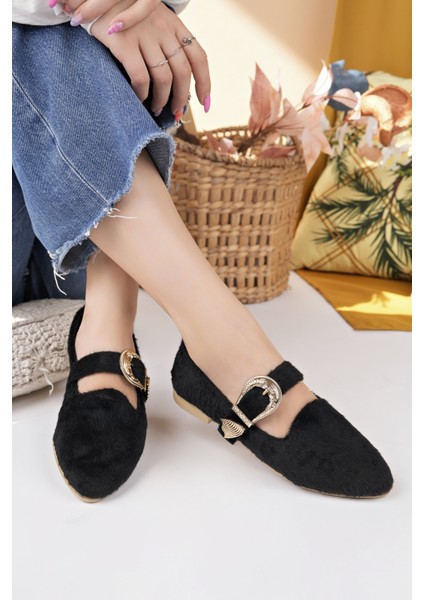 Kadın Babet Siyah Hafif Rahat Şık Iş Ofis Günlük Ayakkabı fiyatları