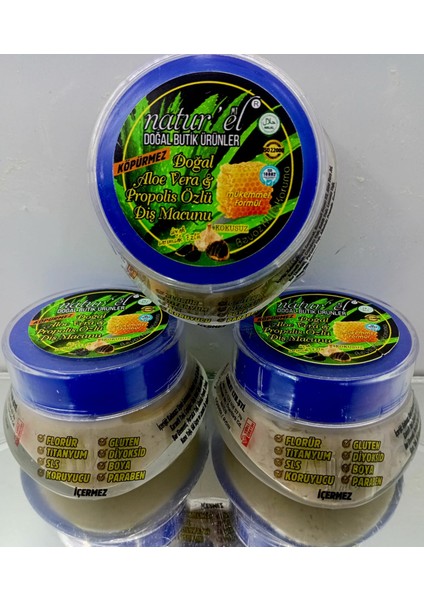 Diş Macunu (Aloe Vera& Propolis Özlü)