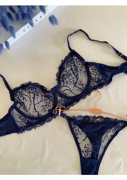 Büyük Beden C Cup Brode Sütyen Takımı