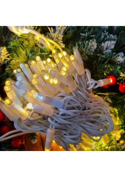 Ip LED Dış Mekan Aydınlatma Beyaz Kablo Günışığı 10 Metre