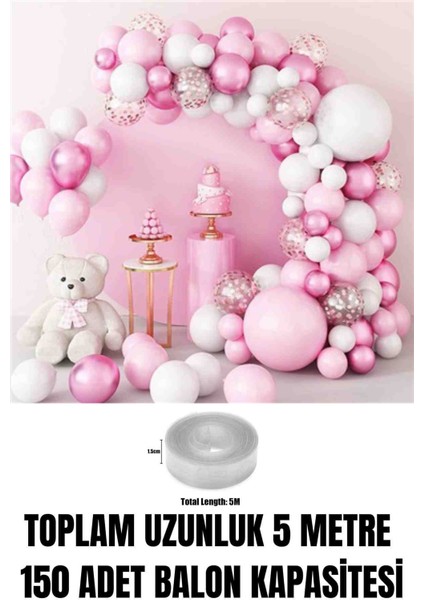 Balon Zinciri Aparatı 5 Metre 150 Adet Balon Kapasiteli Doğum Günü Parti Yardımcısı fırsatları