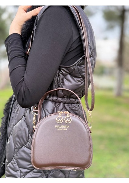 Nçs Bölmeli Ayarlanabilir Askılı Sade ve Şık Kutu Model Kadın Çapraz Omuz ve El Çantası Çantası